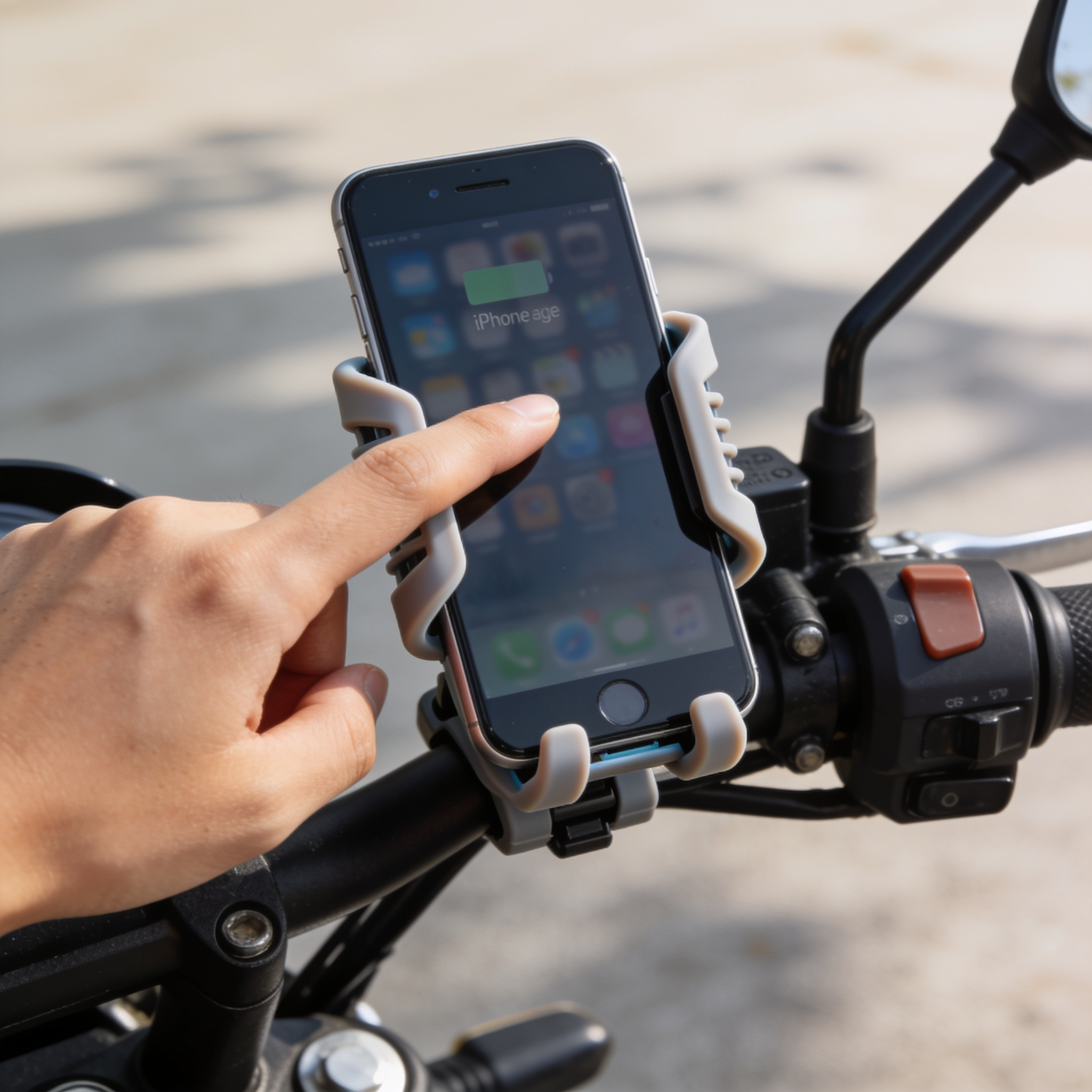 Lamicall Motorcycle Phone Mount — photo 2