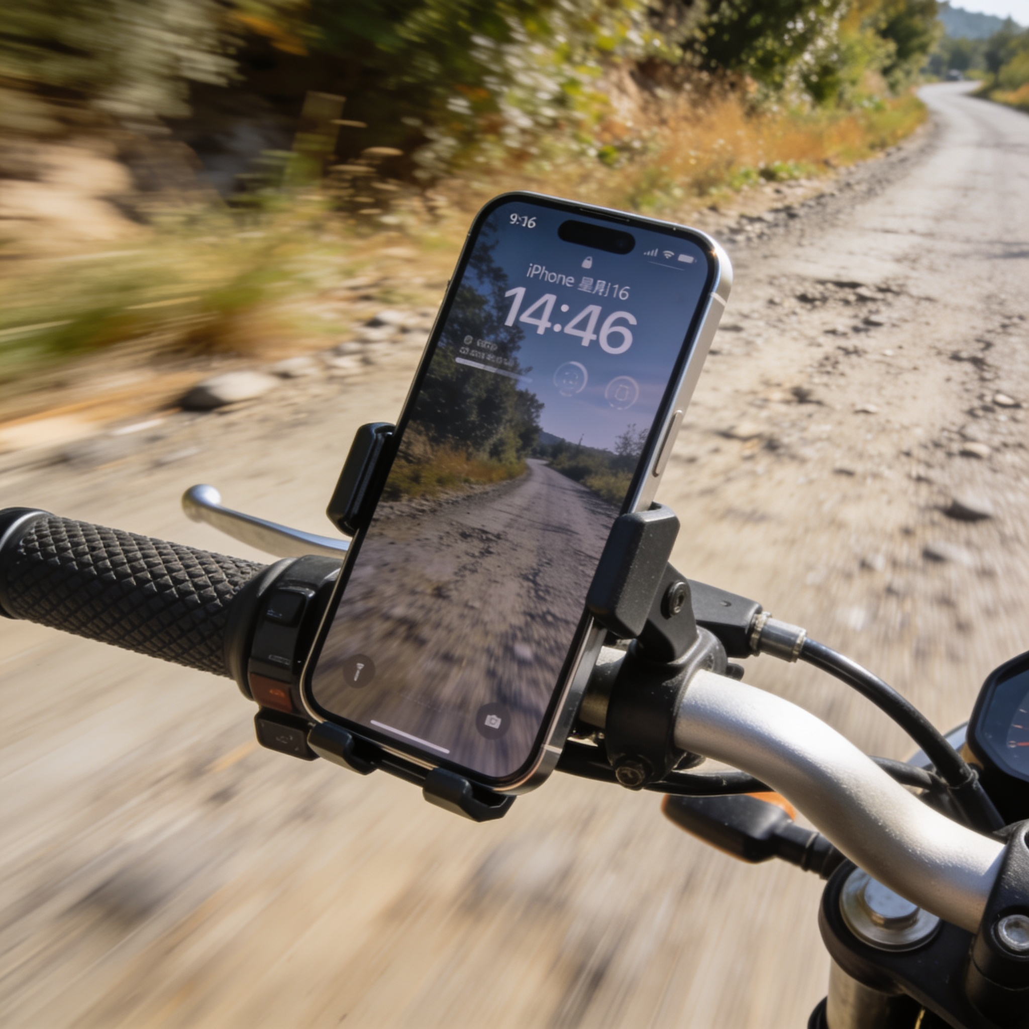 Lamicall Motorcycle Phone Mount — photo 3